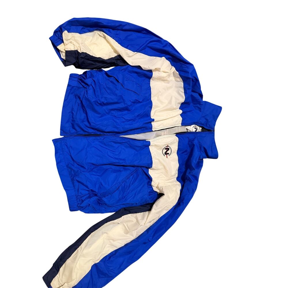Vintage Nautica Competition Blue Windbreaker Track Suit  Set